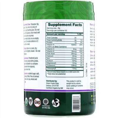 Green Foods, Green Magma, сок из зеленых побегов ячменя в порошке, 300 г (10,6 унции)