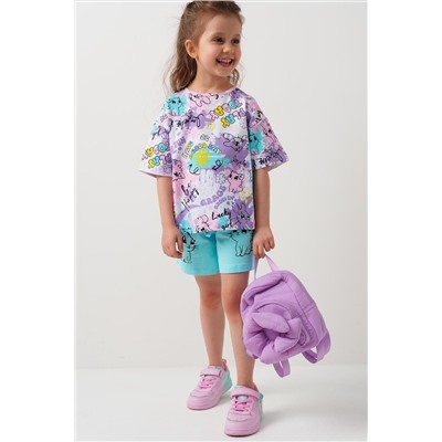 Фуфайка трикотажная для девочек (футболка) PLAYTODAY, 1240264