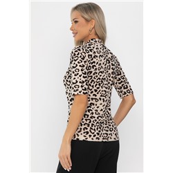 Блуза трикотажная Новый день НЬЮ (бежевая) Б14369-19М