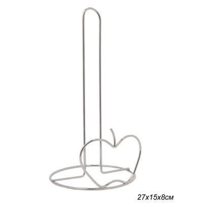 Держатель для бумажных полотенец металл Яблоко / DER-552 /уп 60/0,14