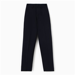 Брюки для мальчиков, цвет тёмно-синий, размер 21 (рост 116-122)