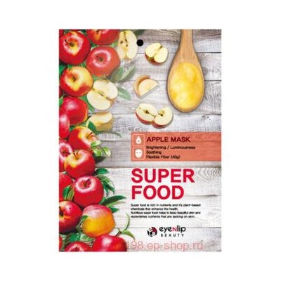 БВ EyeNlip Super food Маска для лица тканевая Apple 23мл 251620