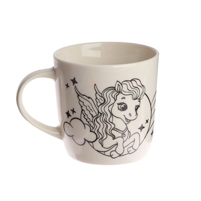 Роспись кружки фломастерами «Самая красивая» Единорог 300 мл