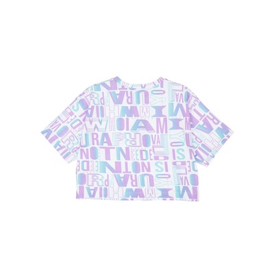 Фуфайка трикотажная для девочек (футболка)