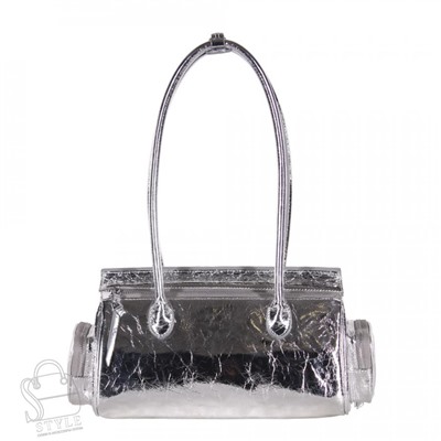 Сумка женская кожаная 3350Q silver Polina&Eiterou