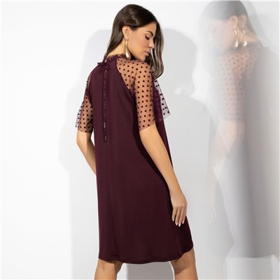 Платье с прозрачными рукавами, Светиться изнутри (new)