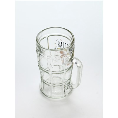 Кружка пивная стеклянная «Дорогая, это сок», 500 мл
