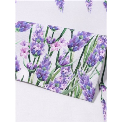 Дорожка на стол Этель Lavender 40×146 см, 100% хлопок, саржа 190 г/м²