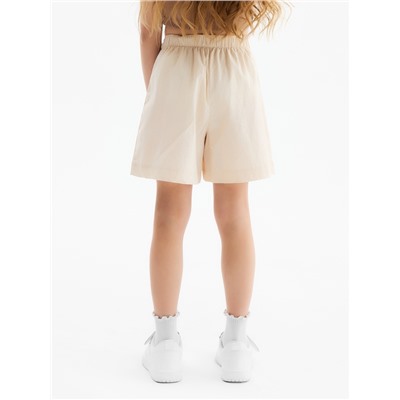 Юбка-шорты для девочки MINAKU, цвет бежевый, рост 110 см