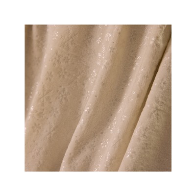 Плед «Этель. Серебряные снежинки», 150×200 см, корал-флис