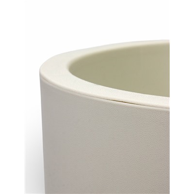 Кашпо для цветов «Флориан», 19 л, d=30 см, h=44.7 см, пластиковое, с автополивом, на ножках, белое