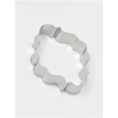 Формы для печенья «Рамка для фото», набор 4 шт., нержавеющая сталь, серебристые