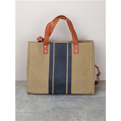 Сумка 33x13x25 / FX-2024 /уп 10/100/синяя полоса на кнопке