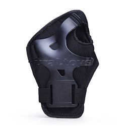 Ролики детские, размер S, черные (со шлемом и защитным снаряжением)