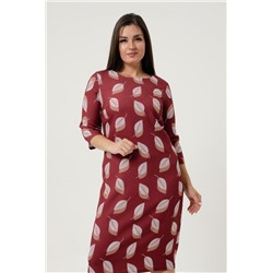 Платье 20656 (Бордовый)