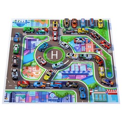 Набор машин "Мега заезд" (металл.) в коробке