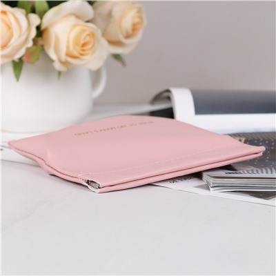 Косметичка 11х12 см розовая / XN-001PN /уп 100/на магните