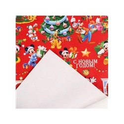 Упаковочная бумага «Мышки» 70×100 см