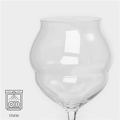 Бокалы для вина Chef&Sommelier MACARON, 600 мл, набор 6 шт., хрустальное стекло, прозрачные