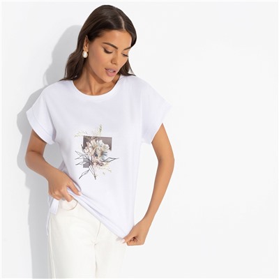 Футболка, Оттенок настроения (flowers)