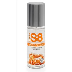Смазка на водной основе S8 Flavored Lube со вкусом соленой карамели - 125 мл.