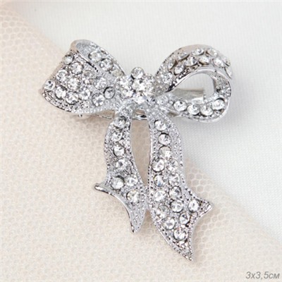 Брошь Бантик / LH2901-34 /уп 12/