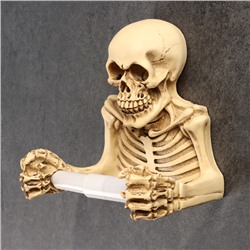 Держатель для туалетной бумаги «Скелет»