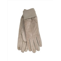 Элегантные демисезонные перчатки, цвет бежевый