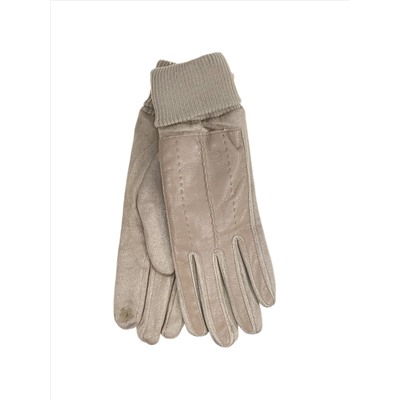 Элегантные демисезонные перчатки, цвет бежевый