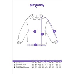 Худи PLAYTODAY, 1073634
