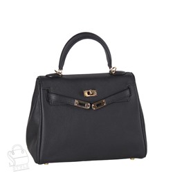 Сумка женская кожаная 25KLVG black Vitelli Grassi