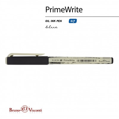 Ручка шариковая масляная 0.7мм "PrimeWrite.Газета-1" синяя 20-0293/09 Bruno Visconti