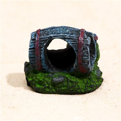 Грот «Дырявые бочонки», 6.5×5×5 см