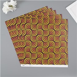 Бумага для скрапбукинга двусторонняя Color geometry, плотность 180 г, набор 5 шт., 30.5×32 см