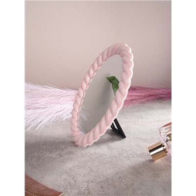 Зеркало настольное 16х21 см / 2360 /уп 72/ пластик (Белый)