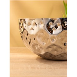 Миска гранёная, 25×25×12.5 см, нержавеющая сталь