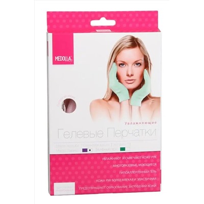 Medolla Увлажняющие гелевые перчатки 1740-1PRT-D, 1 пара KRISTALLER, 1130669