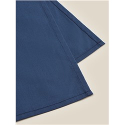 Простыня евро SL Home Percale 300ТС, 235×240 см, синяя, хлопок 100%