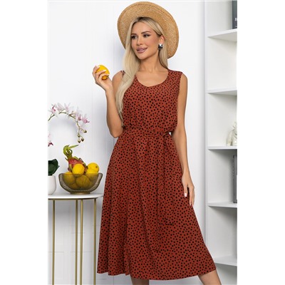 Платье Поцелуй солнца (терракот) П13902-19М
