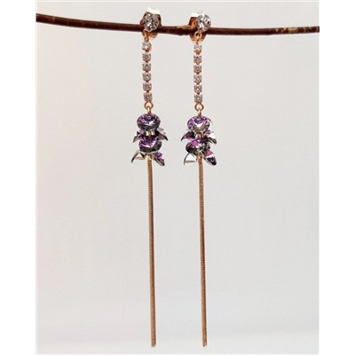 Серьги с кристаллами Swarovski