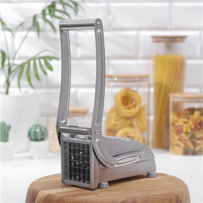 Пресс для нарезки овощей Steel, нержавеющая сталь, 2 лезвия, серебристый