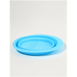 Ванночка - коврик для очистки кистей, 15×11 см, МИКС