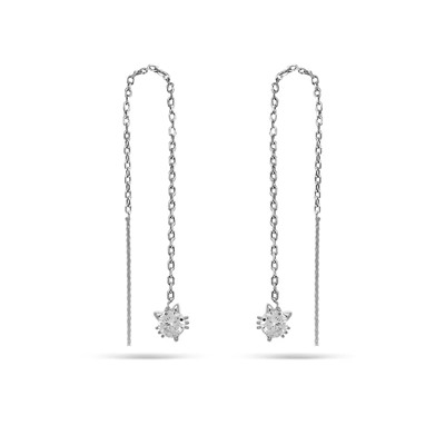 Серьги из серебра куб.циркон., Тцс76