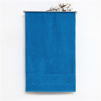 Полотенце махровое Flashlights 100×150 см, цвет голубой, 295 г/м², 100% хлопок