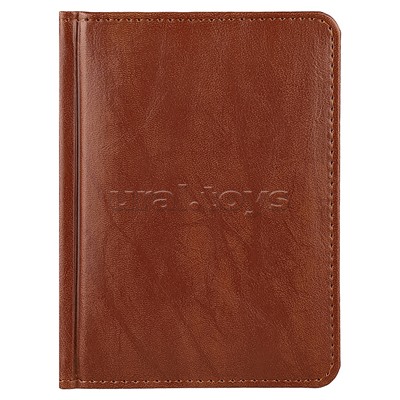 Ежедневник А6, 128л. недатир. "EVERYDAY CHRONICLES - CHOCO" кожзам (коричневый)