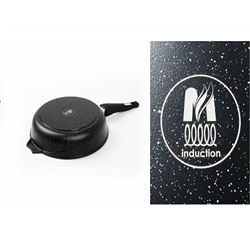 Сковорода 24см индукционная АП Гранит black. Induction Pro. арт. 24802И