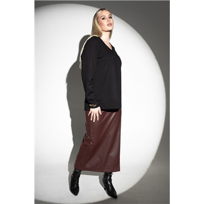 Лонгслив с V- образным вырезом НАТАЛИ, 1211648