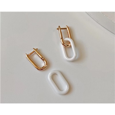 Серьги с керамикой