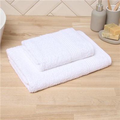 Полотенце махровое Love Life «Пассат», 50×90 см, хлопок 100%, белое