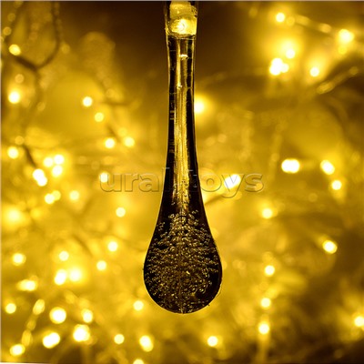 Электрогирлянда Бахрома, 3м, 96 ламп, теплый